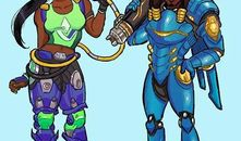 守望先锋搞笑漫画,英雄们的欢乐日常